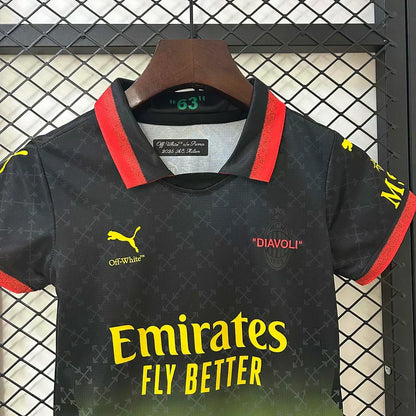 2024/2025 AC Milan X Off White Edizione Speciale Taglia Bambino
