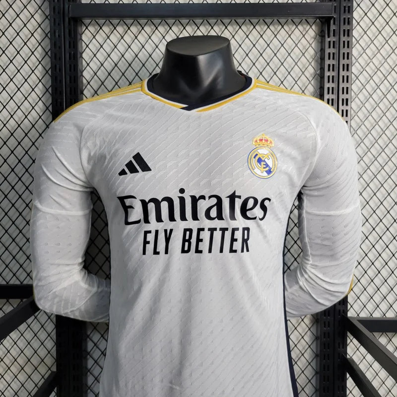 2023/2024 Real Madrid Maglia Home Manica Lunga