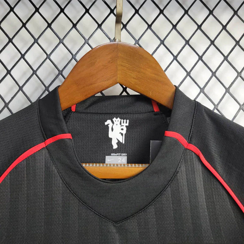 Manchester United 2007/2008 Nero Taglia Bambino