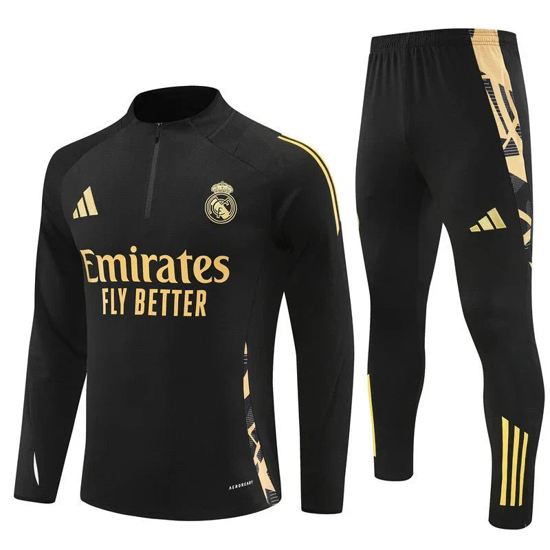 Tuta Real Madrid Nera e Oro