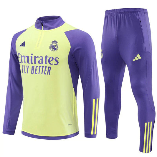 Tuta Real Madrid Gialla e Viola