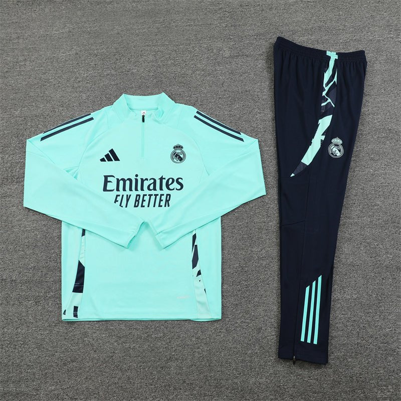 Real Madrid Mint Green and Black Chándal