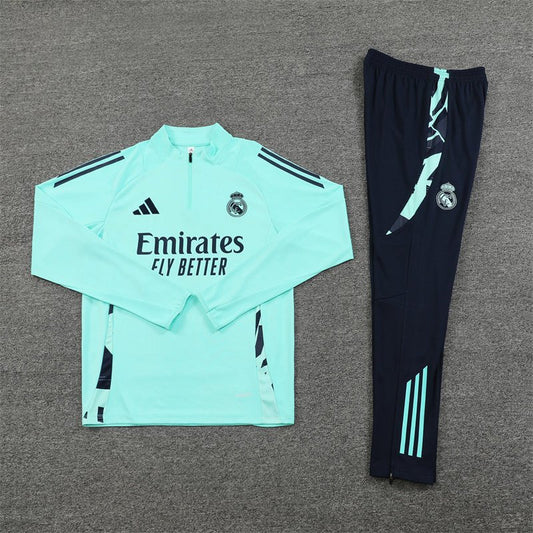 Tuta Real Madrid verde menta e nera